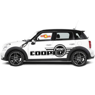 Side Stripes Graphics Decal Stickers voor Mini Cooper Countryman 2000 tot 2019

