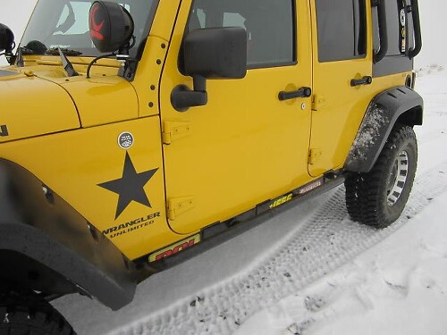 2 Wrangler Unlimited STAR vinyl sticker sticker