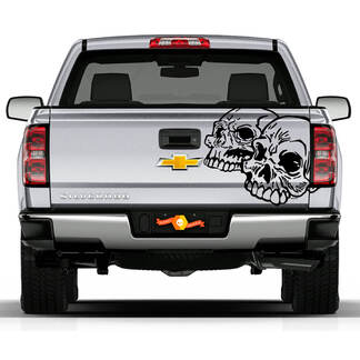 Elk Truck Bed Skulls Tailgate Accent Vinyl Graphics stripe decal model
