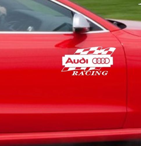 2 Audi Racing A3 A4 A5 A6 A8 Q3 Q5 Q7 Tt Rs4 S4 sticker sticker