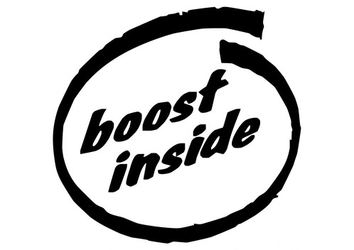 BOOST INSIDE 0048 Zelfklevende vinyl sticker sticker
