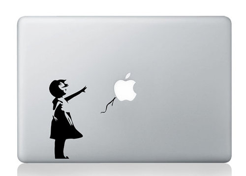 Banksy Graffiti Ballon Meisje MacBook Sticker Sticker