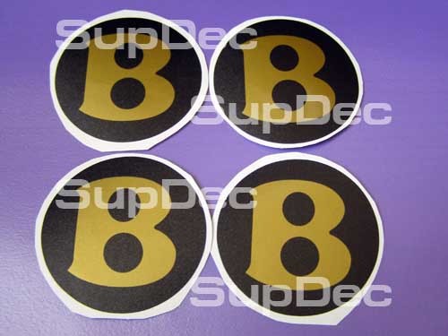 bentley gold 4 set emblemen