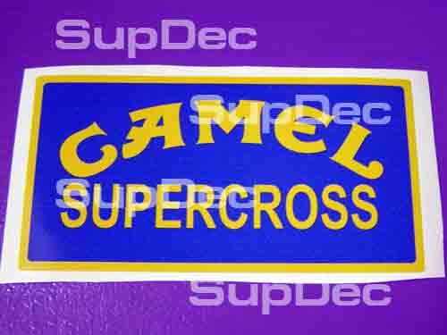 Honda Camel supercross tank sticker sticker