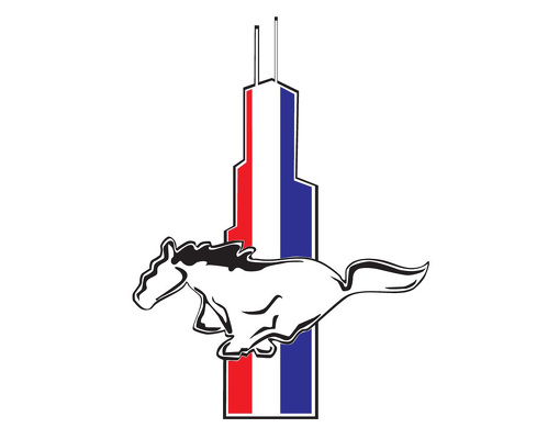 Chicagoland Mustang Club sticker sticker