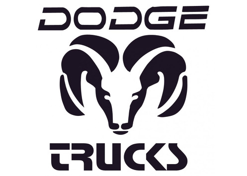 DODGE TRUCKS DECAL 2018 Zelfklevende vinyl sticker sticker