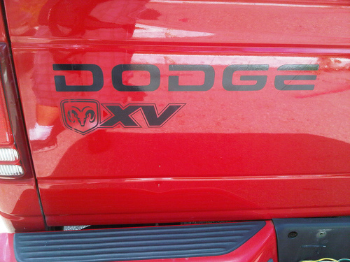 Dodge Dakota XV RAM VRACHTWAGEN vinyl sticker stickers