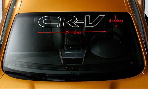 HONDA CRV CR-V OVERZICHT Voorruit Banner Vinyl Langdurige Sticker Sticker 29