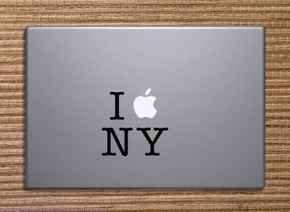 Ik hou van New York MacBook sticker sticker