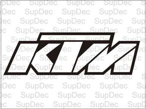 KTM-vinylsticker sticker #1