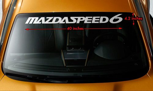 MAZDA MAZDASPEED6 MAZDASPEED 6 Windscherm Banner Vinyl Sticker Sticker 40