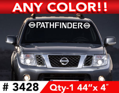 Nissan Pathfinder Logo Windscherm Sticker Sticker 44