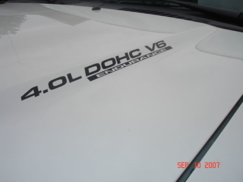 2 sets 4.0L DOHC ENDURANCE Nissan Titan Hood-stickers