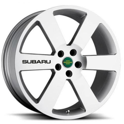 4 Subaru zwarte wielen sticker sticker embleem Impreza Outback WRX STI