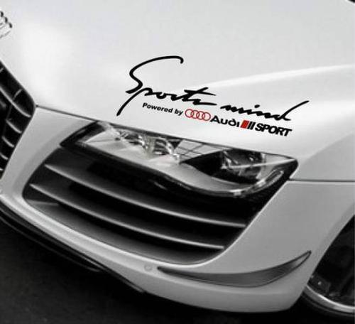 2 Sports Mind Powered by Audi SPORT A3 A4 A6 A8 RS4 sticker sticker