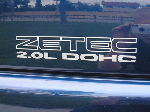 2 ZETEC 2.0L DOHC-embleemstickers 1997-2002 Ford Escort ZX2 97-02