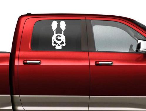 Dodge cummins ram power schedel diesel vinyl sticker stickers