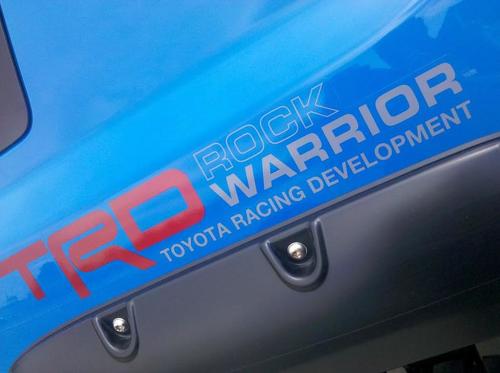 paar TRD Rock Warrior TOYOTA race ontwikkelingszijde vinyl sticker sticker