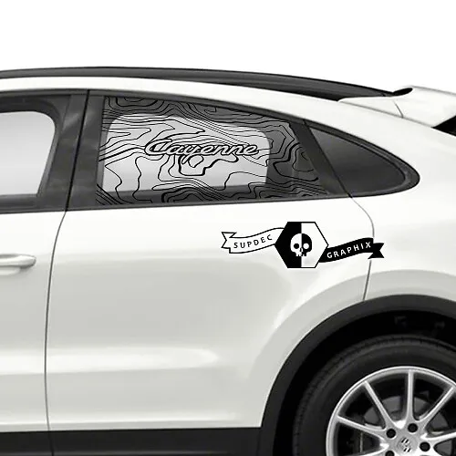 Porsche Weissach RS Spoiler Decal Sticker – Stijlvolle Auto Vinyl
