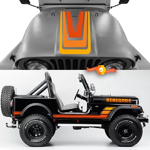 Standard Hood Fender & Mirrors | JEEP RENEGADE 2016 Standard Hood Fender & Mirrors | JEEP RENEGADE 2016