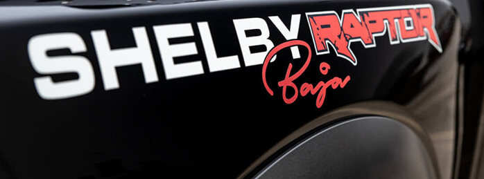 Article: Ford F-150 Raptor Shelby Raptor Baja Edition grafische stickers
